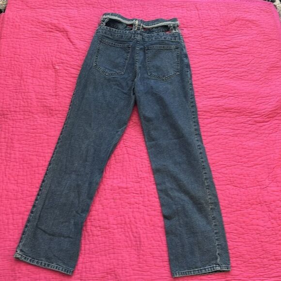 Rachel Comey cut out High-Waisted Blue Denim Jeans, US4 - Picture 11 of 14
